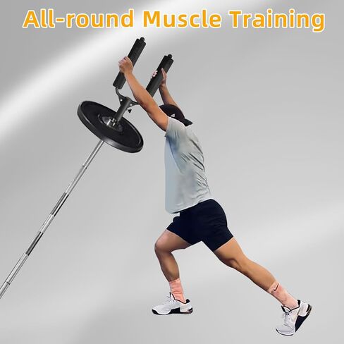 مقبض ضغط الفايكنج ملحق الألغام الأرضية للحديد الأولمبي مقاس 2 بوصة - مقبض صف على شكل حرف T لتدريب القوة، وبناء الأذرع، والأكتاف، والظهر، ومعدات المنزل والصالة الرياضية in Kuwait