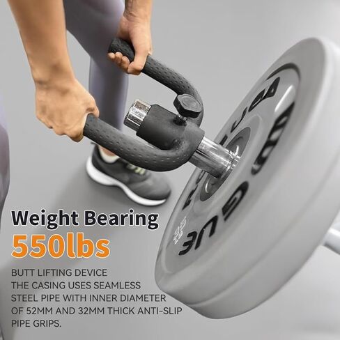 Landmine Handle (550LB Max) for T Bar Row Attachment, Heavy Duty Barbell Row Attachment for 2 Inch Olympic Bar, Pro TBar Row Handle, Landmine Row Attachment, Barbell Attachments in Saudi Arabia