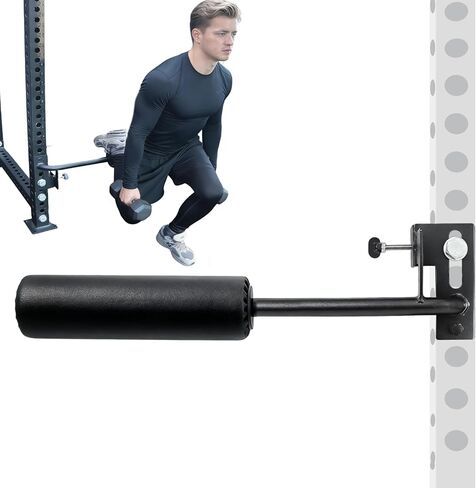 Nordic Leg Roller Attachment for Power Rack, Bulgarian Split Squat Roller, Hamstring Curl ,Core Workout Equipment Home Gym Workout Accessories for Squat Rack Accessories in Kuwait