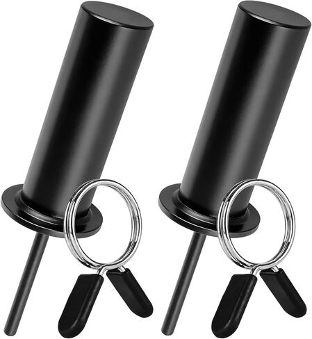 2 Pack Gym Pin with Spring Clip Collar, Weight Stack Pin Extender, Gym Pins for Weight Stack Machine, Weight Pins for Weight Stack, Strength Training Equipment for Commercial Gym and Home Gym in Kuwait