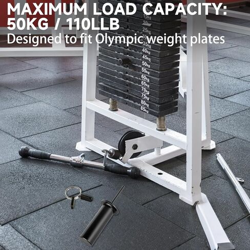 2 Pack Gym Pin with Spring Clip Collar, Weight Stack Pin Extender, Gym Pins for Weight Stack Machine, Weight Pins for Weight Stack, Strength Training Equipment for Commercial Gym and Home Gym in Kuwait