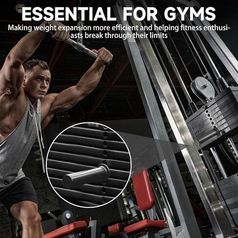 2 Pack Gym Pin with Spring Clip Collar, Weight Stack Pin Extender, Gym Pins for Weight Stack Machine, Weight Pins for Weight Stack, Strength Training Equipment for Commercial Gym and Home Gym in Kuwait