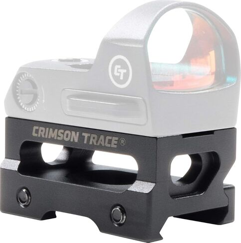 Crimson Trace Absolute Co-Witness Sight Riser for CT RAD and CTS-1300 with Pic Rail Mount and Heavy Duty Construction for BUIS Acquisition and Competition Shooting in Saudi Arabia