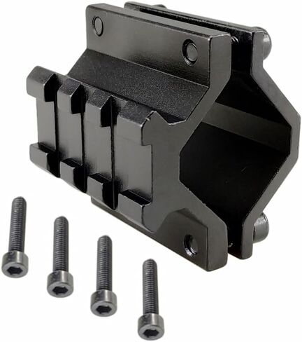 Scope Barrel Mount Clamp Picatinny/Weaver Rail Adapter for Rifle Shotgun Laser Flashlight in Kuwait