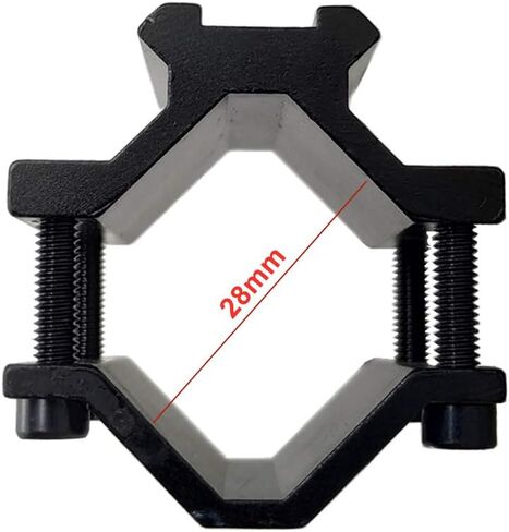 Scope Barrel Mount Clamp Picatinny/Weaver Rail Adapter for Rifle Shotgun Laser Flashlight in Kuwait