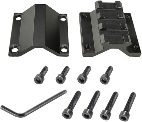 Scope Barrel Mount Clamp Picatinny/Weaver Rail Adapter for Rifle Shotgun Laser Flashlight in Kuwait