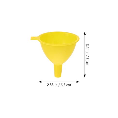 Didiseaon 20pcs Small Plastic Funnels 6.5cm Scientific Liquid Transfer Funnels for Essential Oils Cosmetics Kitchen Use in Saudi Arabia