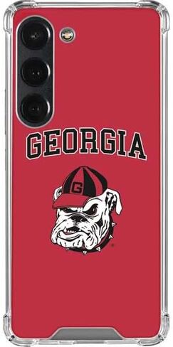 Skinit Clear Phone Case Compatible with Galaxy S23 - Officially Licensed University of Georgia Bulldogs Logo Design in Saudi Arabia