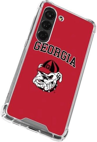 Skinit Clear Phone Case Compatible with Galaxy S23 - Officially Licensed University of Georgia Bulldogs Logo Design in Saudi Arabia