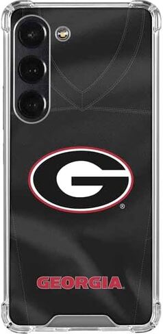 Skinit Clear Phone Case Compatible with Galaxy S23 - Officially Licensed University of Georgia Bulldogs Logo Design in Saudi Arabia