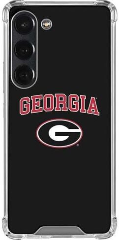 Skinit Clear Phone Case Compatible with Galaxy S23 - Officially Licensed University of Georgia Bulldogs Logo Design in Saudi Arabia