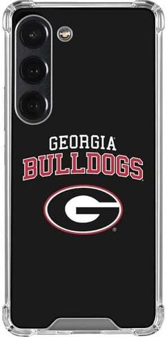 Skinit Clear Phone Case Compatible with Galaxy S23 - Officially Licensed University of Georgia Bulldogs Logo Design in Saudi Arabia