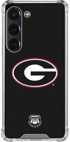 Skinit Clear Phone Case Compatible with Galaxy S23 - Officially Licensed University of Georgia Bulldogs Logo Design in Saudi Arabia