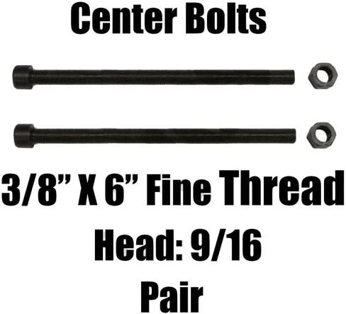 Updated Leaf Spring Center Bolt - 3/8 x 6 (PAIR) Fine Threaded Leaf Bolts with Nuts by Oneday Tower in Saudi Arabia