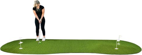ALLTURFMATS 6 أقدام × 15 قدم ممارسة العشب الصناعي الاحترافي باللون الأخضر in Saudi Arabia