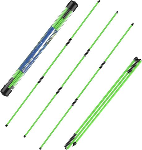 flintronic Golf Alignment Stick, Golf Practice Training Aid, Collapsible Golf Practice Rods for Aiming, Putting, Full Swing, Posture Corrector, with Clear Tube Case in Kuwait