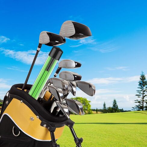 flintronic Golf Alignment Stick, Golf Practice Training Aid, Collapsible Golf Practice Rods for Aiming, Putting, Full Swing, Posture Corrector, with Clear Tube Case in Kuwait