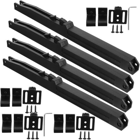 Mobestech Soft Close Damper 4 عبوات من عازل الباب عالي القوة لانزلاق أجهزة باب الحظيرة، عملية هادئة سلسة للاستخدام المنزلي والتجاري in Saudi Arabia