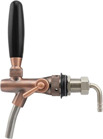 معدات التخمير للتحكم في التدفق، صنبور البيرة القصير، مطلي بالكروم البرونزي، صنبور موزع البيرة للمنزل، بار الجسر، المطاعم، أداة تخمير، معدات تخمير (ذهبي) in Kuwait