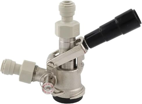 معدات التخمير S نوع D نوع برميل البيرة المقرنة مشروع موزع البيرة الحنفية مع البلاستيك Speedfit أنثى موصل سريع دفع مشترك في محول معدات تخمير (نوع S مع محول) in Kuwait