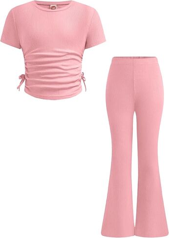 مجموعة ملابس Yesfashion Girls مجموعات طاقم عارضة الأمة طويلة الأكمام الطويلة المجهزة in Kuwait