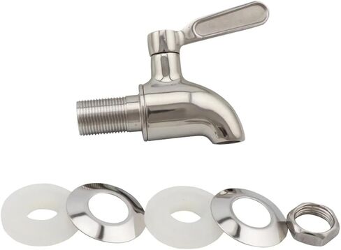 معدات تخمير 304 الفولاذ المقاوم للصدأ حنفية مياه الحنفية للبيرة عصير المشروبات شرب النبيذ برميل موزع الحنفية 16 مللي متر معدات تخمير in Kuwait