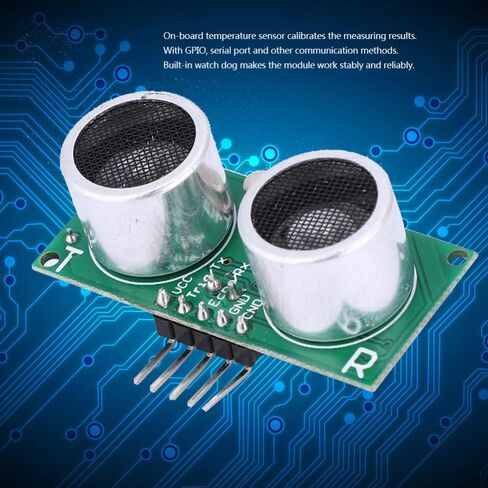 US-100 Ultrasonic Ranging Sensor Module 2-450cm – Temperature Compensation for Ar-duino, Industrial Distance Measuring with Level/UART Output in Saudi Arabia