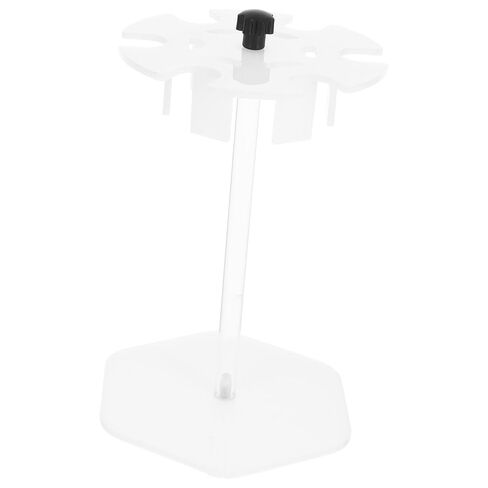 NOLITOY Lab Pipette Stand Rack 6-Position Round Acrylic Holder for Multiple Pipettes Laboratory Experiment Rack Detachable Pipettor Storage Organizer in Saudi Arabia