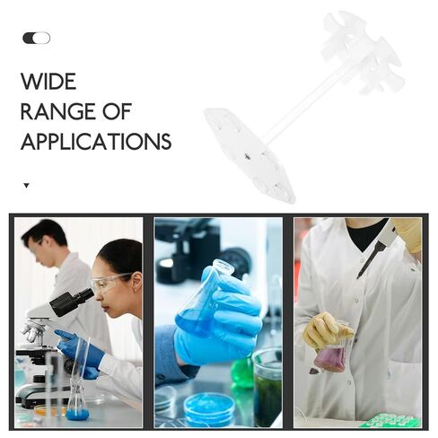 NOLITOY Lab Pipette Stand Rack 6-Position Round Acrylic Holder for Multiple Pipettes Laboratory Experiment Rack Detachable Pipettor Storage Organizer in Saudi Arabia