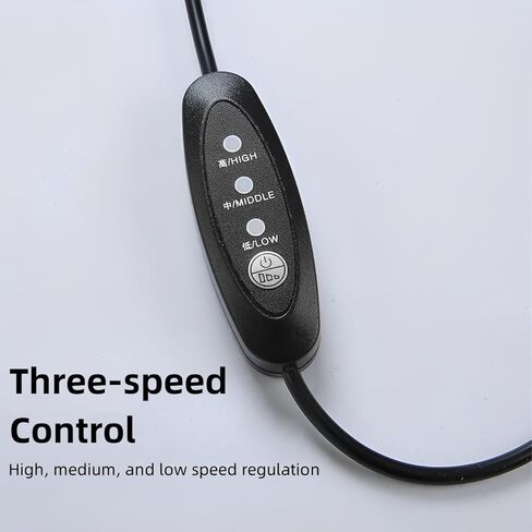 محرك تدليك اهتزاز USB بتنظيم 3 سرعات، 5 فولت واحد إلى اثنين من محركات الاهتزاز الكهربائية وسادة تدليك وسادة قطنية ملحقات هزاز 3000-4500 دورة في الدقيقة مع كابل طاقة 1.1 متر in Kuwait