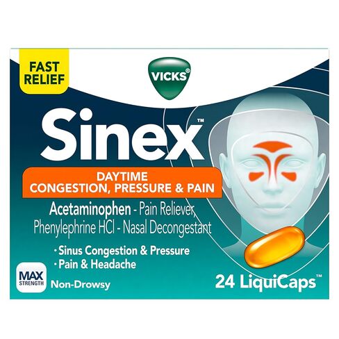 Vicks Sinex Daytime Liqui Capsules, 24 Count in Saudi Arabia