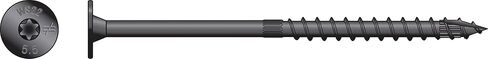 Simpson Strong-Tie SDWS22512DBB-R50 Outdoor Accents Structural Wood Screws‚ 0.220 Inch. x 5-1/2 Inch, Double Barrier Coating, Low Profile Head, Sawtooth Point Black (Pack of 50) in Saudi Arabia