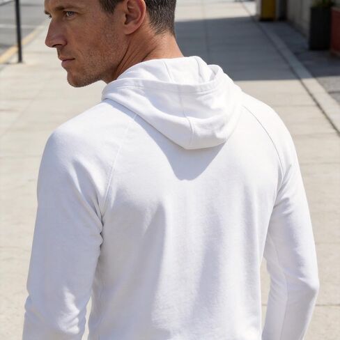 Men's UPF 50+ Sun Protection Hoodie Long Sleeve Fishing Shirts UV SPF Hiking Running Lightweight Quick Dry Outdoor Top in Saudi Arabia