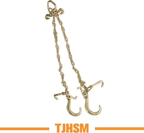 G70 Grade 5/16" x 3-ft Steel Traction Chain with 8" Medium J-Shaped Hook Replacement for Suitable for Truck Trailer Off Road Vehicle Towing in Saudi Arabia