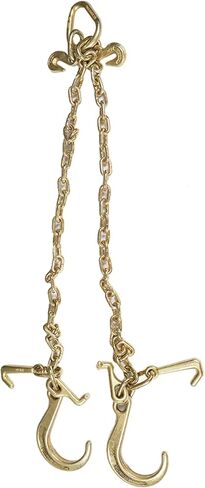 G70 Grade 5/16" x 3-ft Steel Traction Chain with 8" Medium J-Shaped Hook Replacement for Suitable for Truck Trailer Off Road Vehicle Towing in Saudi Arabia
