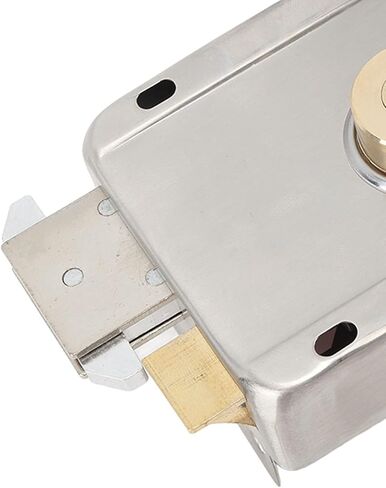 قفل ميكانيكي خارجي مضاد للسرقة من CHICISIS، مصنوع من الفولاذ المقاوم للصدأ المتين لأمن الباب الخشبي، قفل مضاد للسرقة، لأبواب الأمان، مسكن in Kuwait