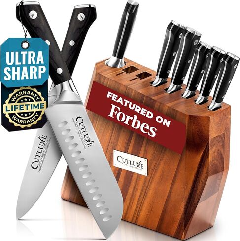 Cutluxe Chef Knife Set, 3 PCS Professional Chef's Knife Set – Razor Sharp German Steel, Full Tang, Ergonomic Handles - Artisan Series in Saudi Arabia