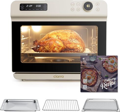 CIARRA 12-in-1 Countertop Steam Oven with Air Fryer, 25.4QT Nosh Oven Pro in Kuwait