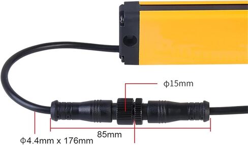 18x35 Safety Light Curtains APS18-22/24/2620 18mm Super Thin Grating Device Photo Sensor Switch(APS18-2420,PNP NC_2M) in Saudi Arabia