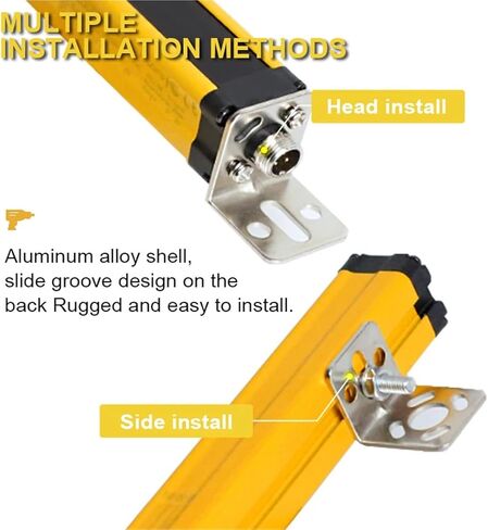 APS30 20/40mm Safety Grating Light Curtain Sensor Punch Protection(APS30-04,40_NPN PNP Universal_3M) in Saudi Arabia