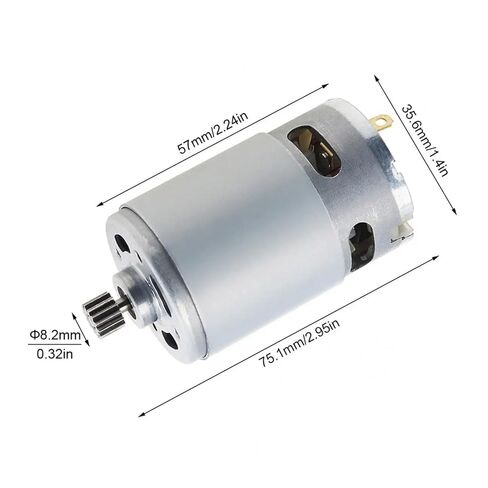550 DC Motor 8.2mm 14 Teeth Gear 10.8-25V 25000RPM Chainsaw Micro(14.4V) in Saudi Arabia