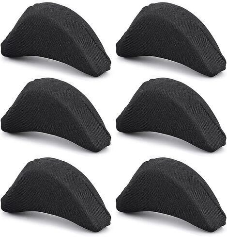 4 Pairs Shoe Filler Heel Pads Toe Cushion for Loose Shoe Foam Shoes Inserts Big Toe Plug Foot Brace Adjust Too Big Shoes for Men Women Sneakers, Heels, Flats, Boots in Saudi Arabia
