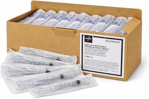 Medline Sterile Luer Lock Syringes in Kuwait
