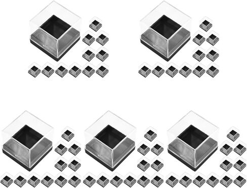 ARTIBETTER 60 Pcs Mineral Display Boxes Square Acrylic Specimen Storage Cases 1.06X1.06X5.11 Inch Transparent Cube Display Boxes for Gemstone and Mineral Specimen Collecting in Saudi Arabia