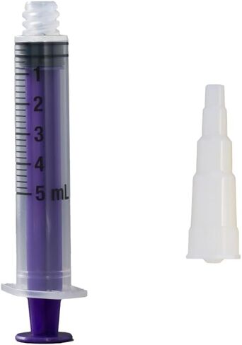 حقنة Vesco Medical ENFit 5 مل مع أطراف موصل انتقالية ENFit (عبوة من 10 قطع) in Kuwait