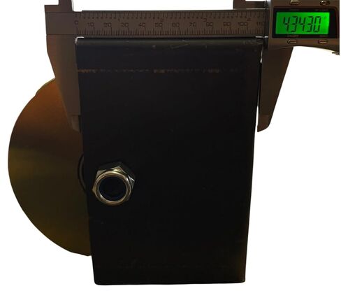 Heavy Duty 6" V-Groove Wheel with Box Mount, Zinc Plated Steel, 5/8 Inch Axle, 3000 lbs Load Capacity per Wheel, Industrial Caster (2 Units) in Saudi Arabia