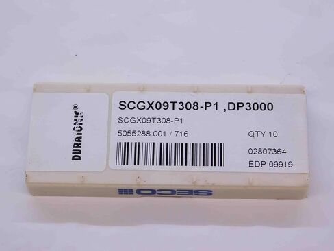 10pcs New SECO SCGX09T308-P1 DP3000 TiCN & Al2O8 Coated Carbide Drilling Inserts - NS0283BL5 in Saudi Arabia