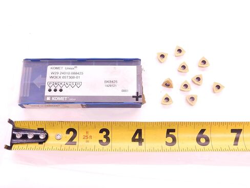 10pcs New KOMET WOEX 05T308-01 BK8425 TiAlN & TiN Coated Carbide Drill Inserts - EA1182BL5 in Saudi Arabia