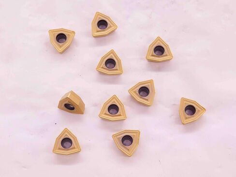 10pcs New KOMET WOEX 05T308-01 BK8425 TiAlN & TiN Coated Carbide Drill Inserts - EA1182BL5 in Saudi Arabia