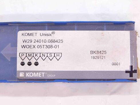10pcs New KOMET WOEX 05T308-01 BK8425 TiAlN & TiN Coated Carbide Drill Inserts - EA1182BL5 in Saudi Arabia